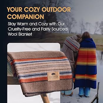 アウトドア寝具 SOUTH2 WEST8 WOOLEN BLANKET Amazon.com: VEVOR Wool Camping Blanket, Large Warm Stadium